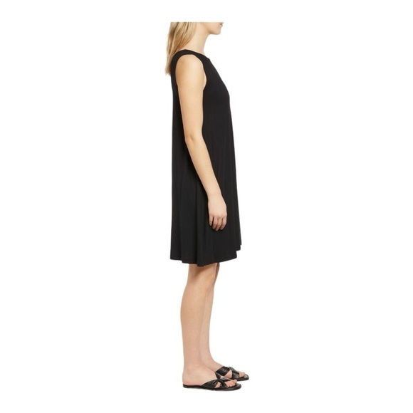 ♥️Caslon♥️Black Sleeveless swing dress Size (Small) - Picture 4 of 10
